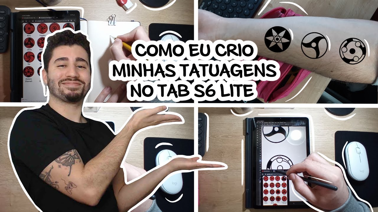 TAB S6 LITE PARA TATTOO ARTIST | COMO EU CRIO MINHAS TATTOOS USANDO CLIP STUDIO | SKETCHBOOK | ASMR