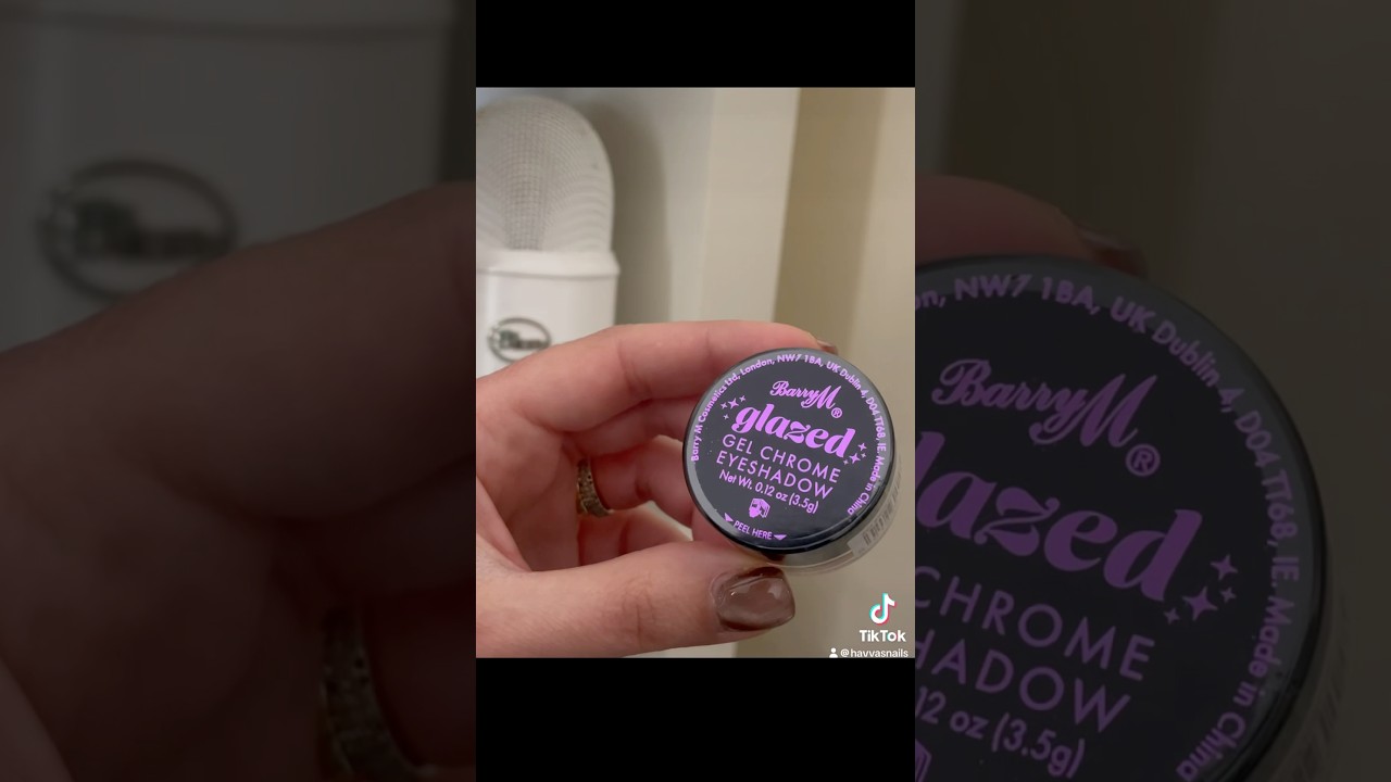 💕✨💜💖 Unpackaging Barry M Chrome Eyeshadow ASMR #barrym #beauty #asmr #asmrsounds #makeup #chrome
