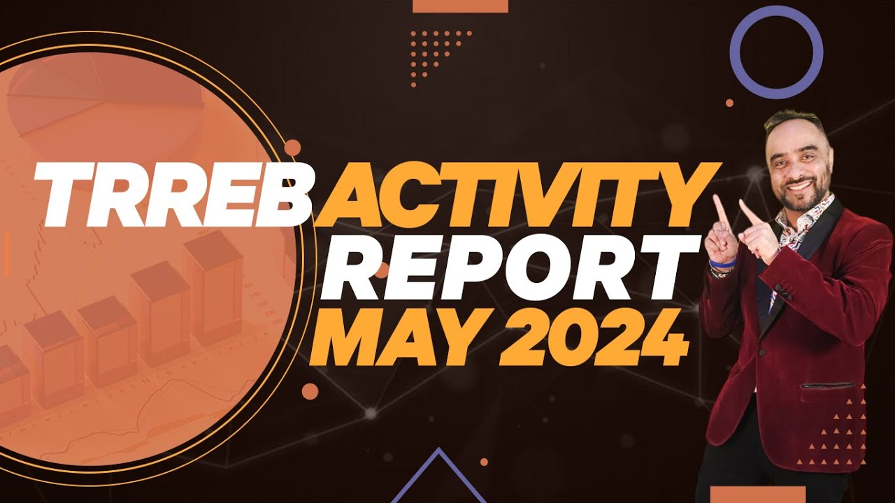 The Toronto Regional Real Estate Board - TRREB activity report for  May 2024. 