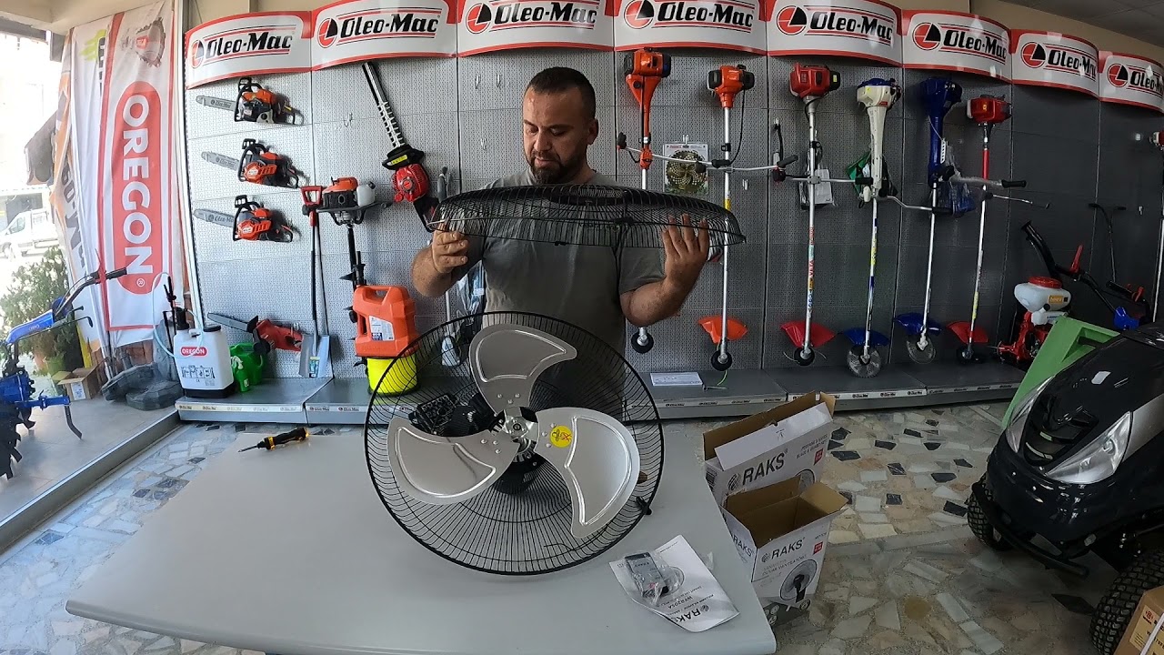 Raks wfr 20sa vantilatör kutu açılımı ve montajı...