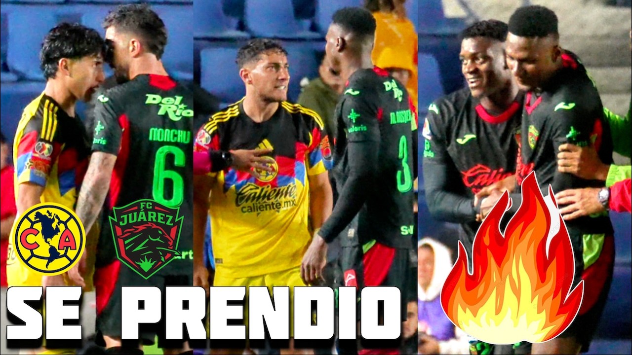 América pierde con Juarez y se armaron los empujones