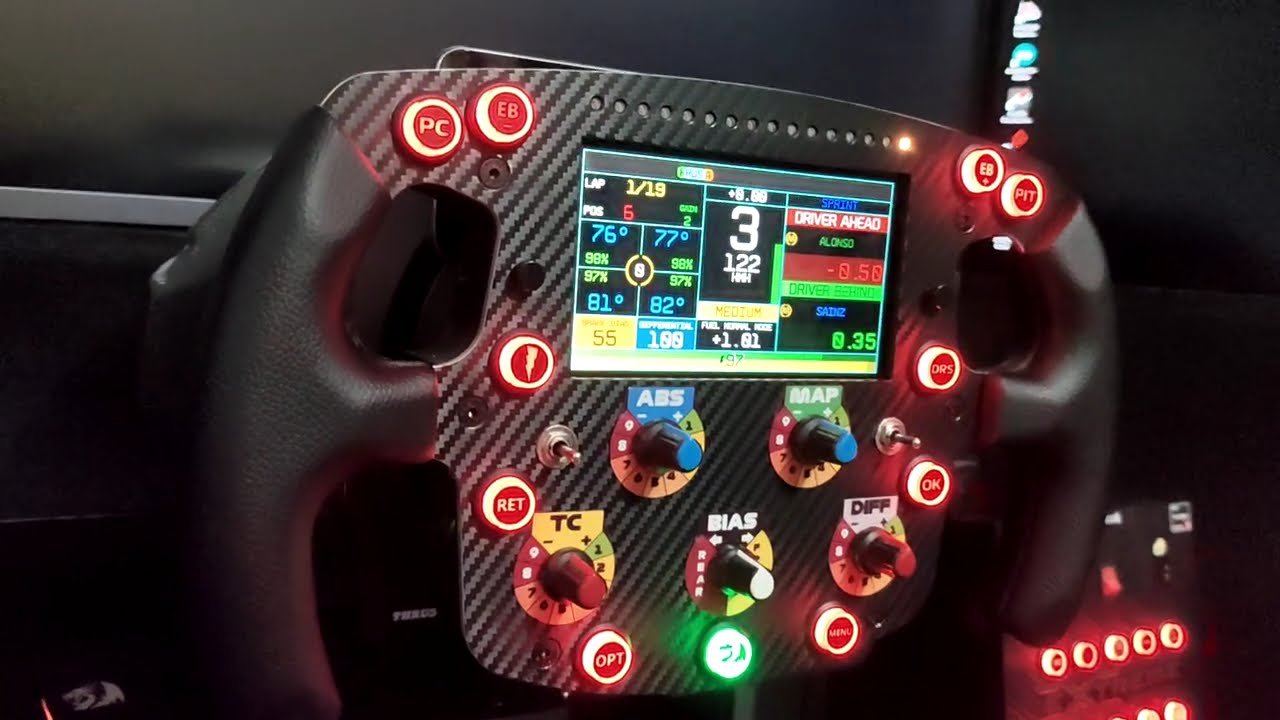 Volante F1-GT TurnWheel Evolution Eletronics 