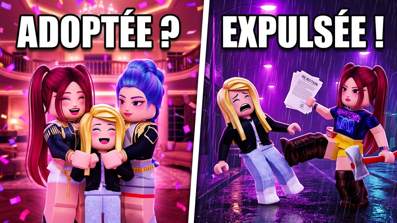 SI les HUNTRIX M'ADOPTAIENT ou M'EXPULSAIENT ? KPOP DEMON HUNTERS Brookhaven RP ROBLOX💥😱