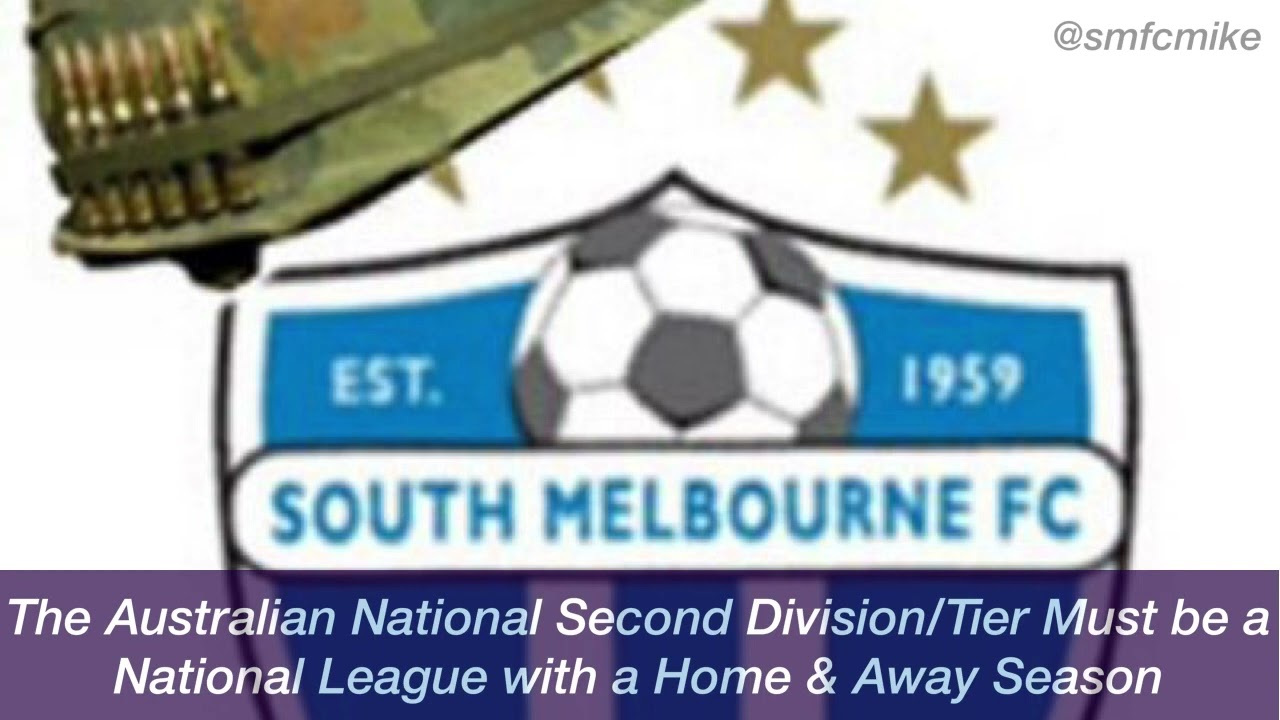 The Australian National Second Division/Tier Must be a National League with a Home & Away Season!