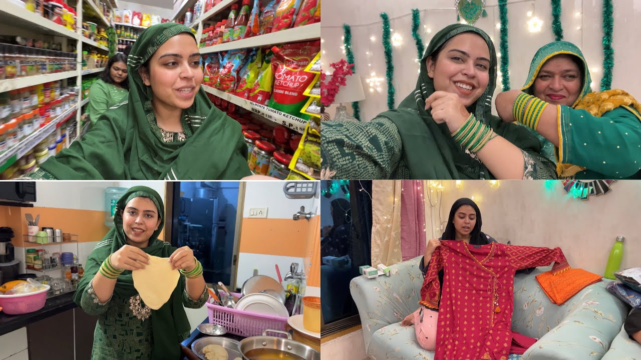 Eid milad un nabi pt.2 💚 | Halwa puri banai 1st time | GOT SICK 💊 | Vlog