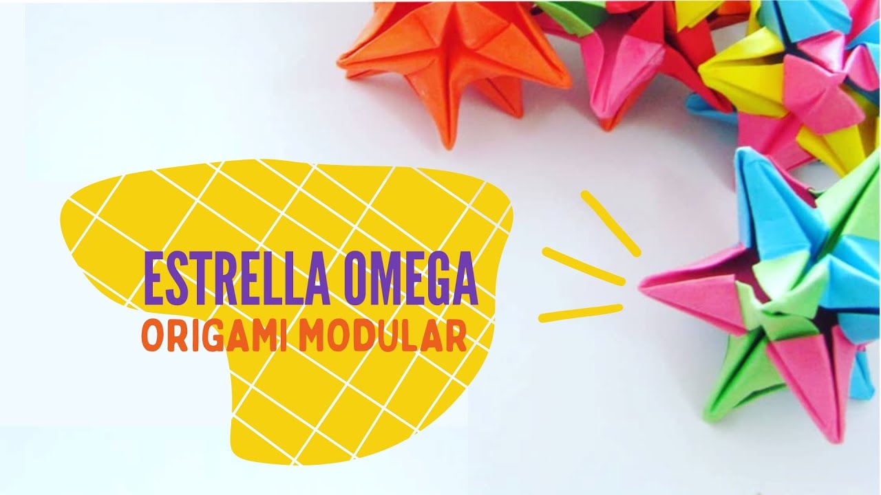 Cómo hacer la Estrella Omega | Origami Modular Paso a Paso