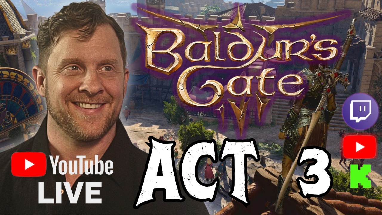 LIVE - Baldur's Gate 3 ACT 3 | Companion Questing!