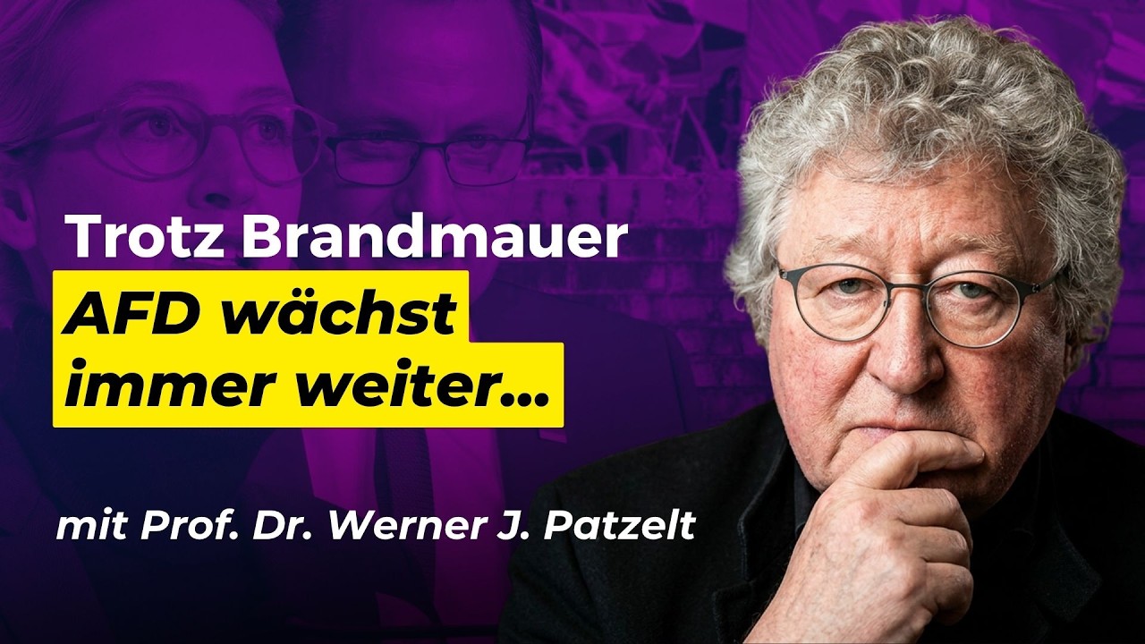AfD w&auml;chst und Brandmauer bricht: Was jetzt? | Prof. Dr. Werner Patzelt