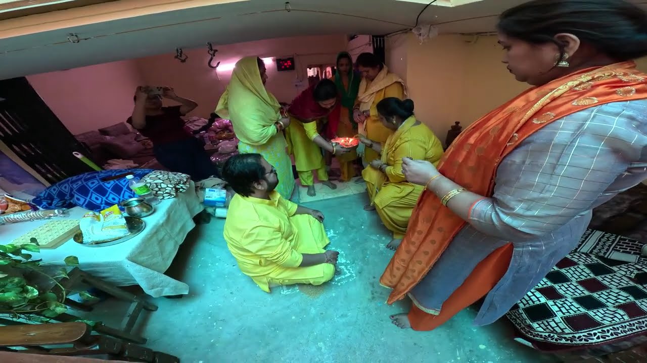 Haldi Ceremony in India of Groom | Abhinav Wedding
