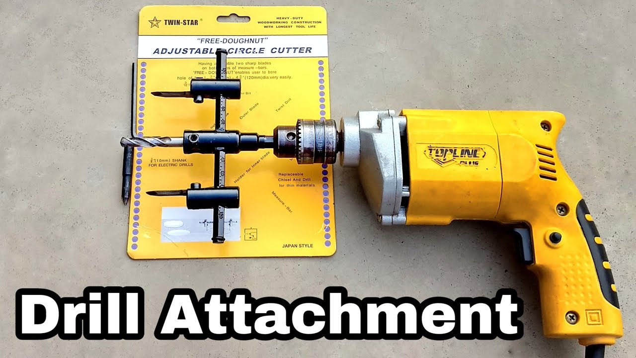Adjustable Circle Cutter || Drill Machine Attachment || Chandrabotics