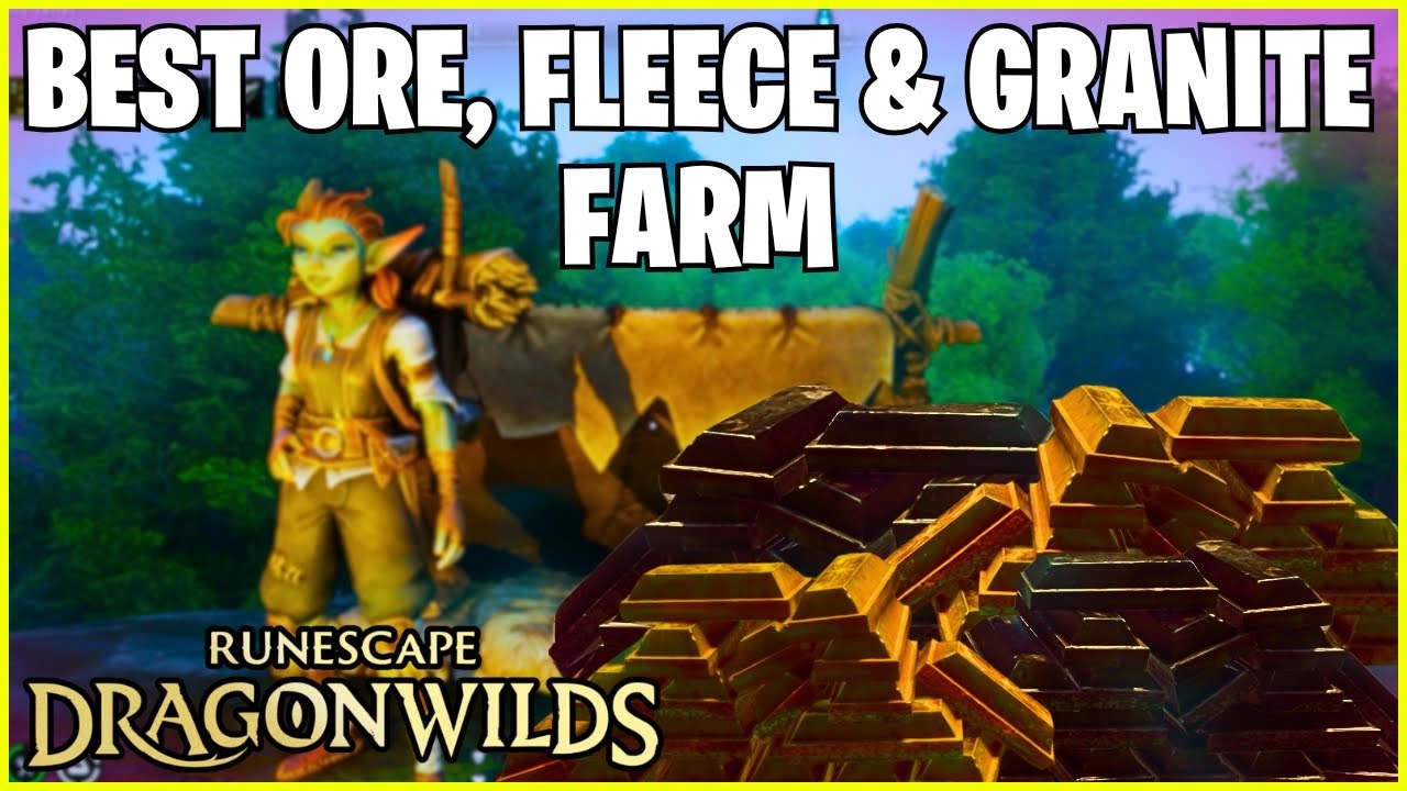RuneScape Dragon Wilds: Лучшая ферма по добыче железа, меди, гранита и шерсти