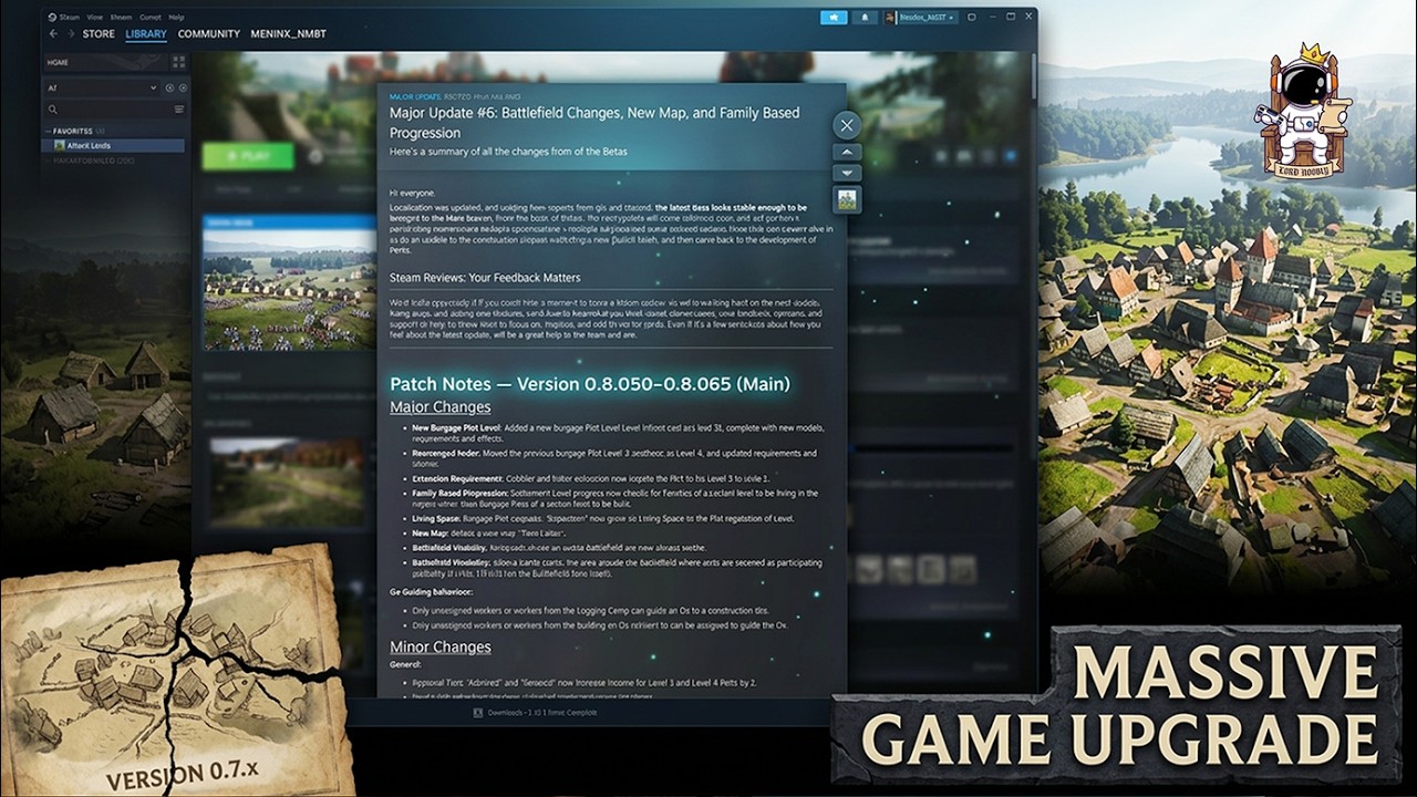 Manor Lords: Major Update Patch Notes!