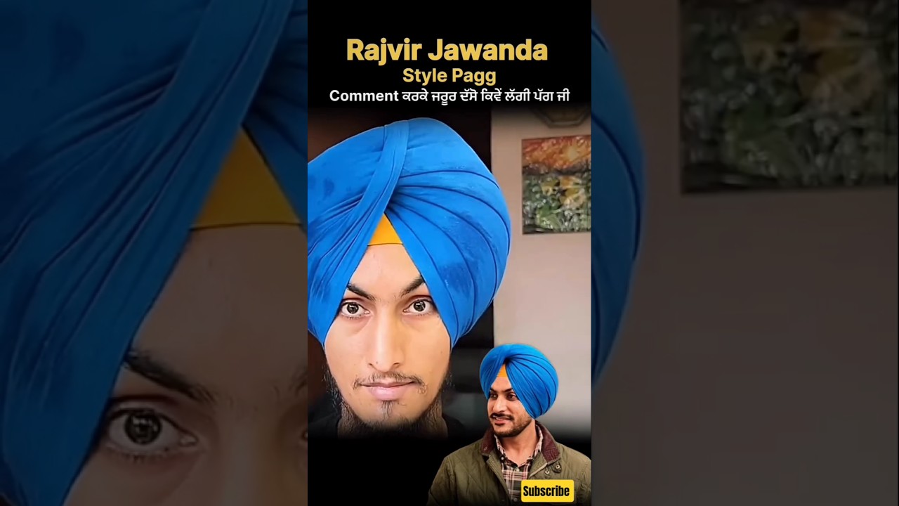 Rajvir jwanda bhi vrgi pagg tutorial How to tie ✅✅#turban #rajvirjawanda #pagg