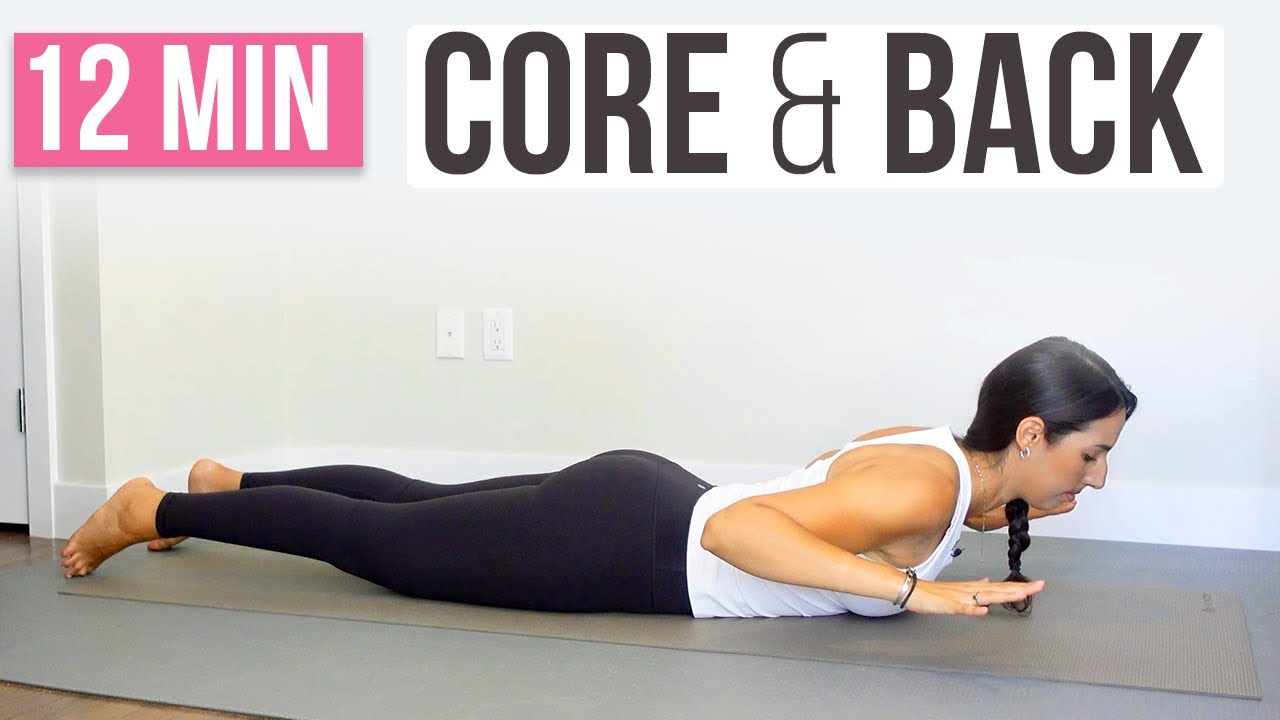 12 Minutes Core and Back Workout | Bodyweight Exercises | Back Pain Relief