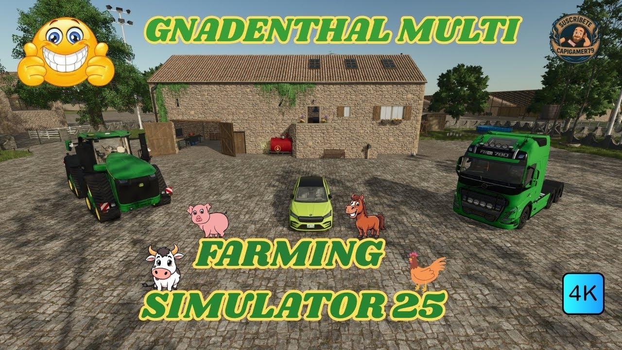 🚜 FS25 MULTI EN GNADENTHAL | Granja en equipo, risas y trabajo duro | GAMEPLAY ESPAÑOL