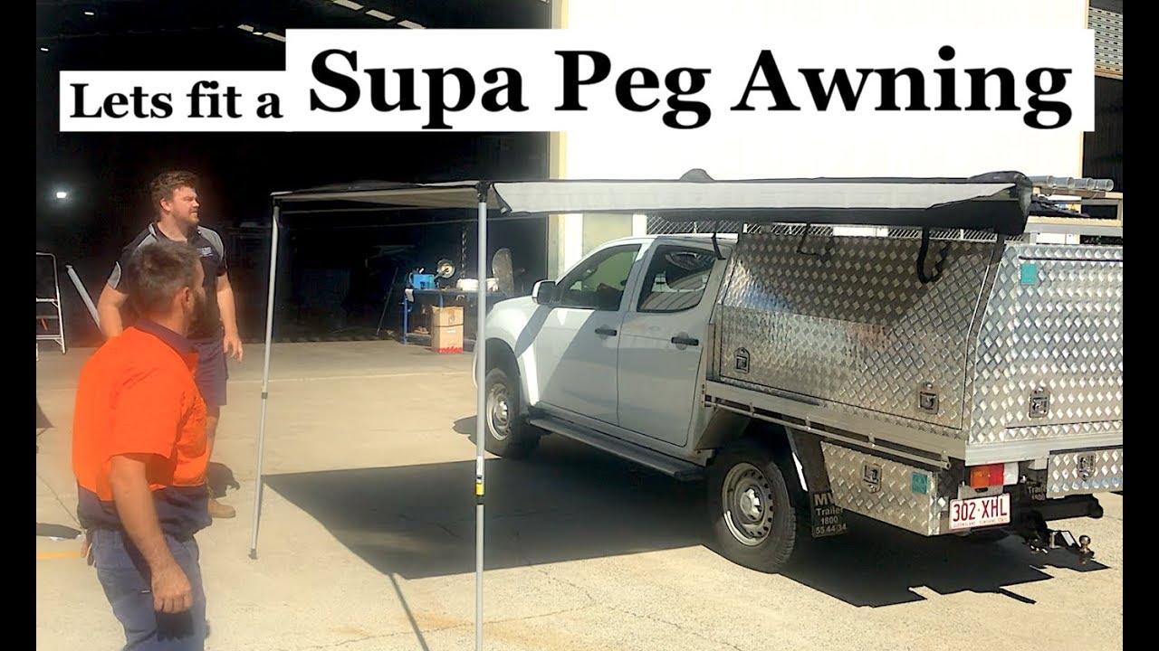 Установив бюджетный тент Supa Peg, Isuzu Dmax обретает тень. Уэйн Грумс