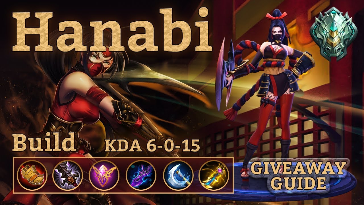 Mobile Legends: Hanabi Gameplay! You can't Stop the Ninja! Giveaway + Hero Guide