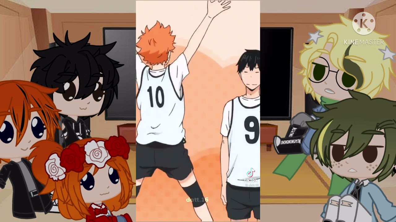 Haikyuu kids react to their parents ( Kagehina family & tsuikyama family ) part 1/?