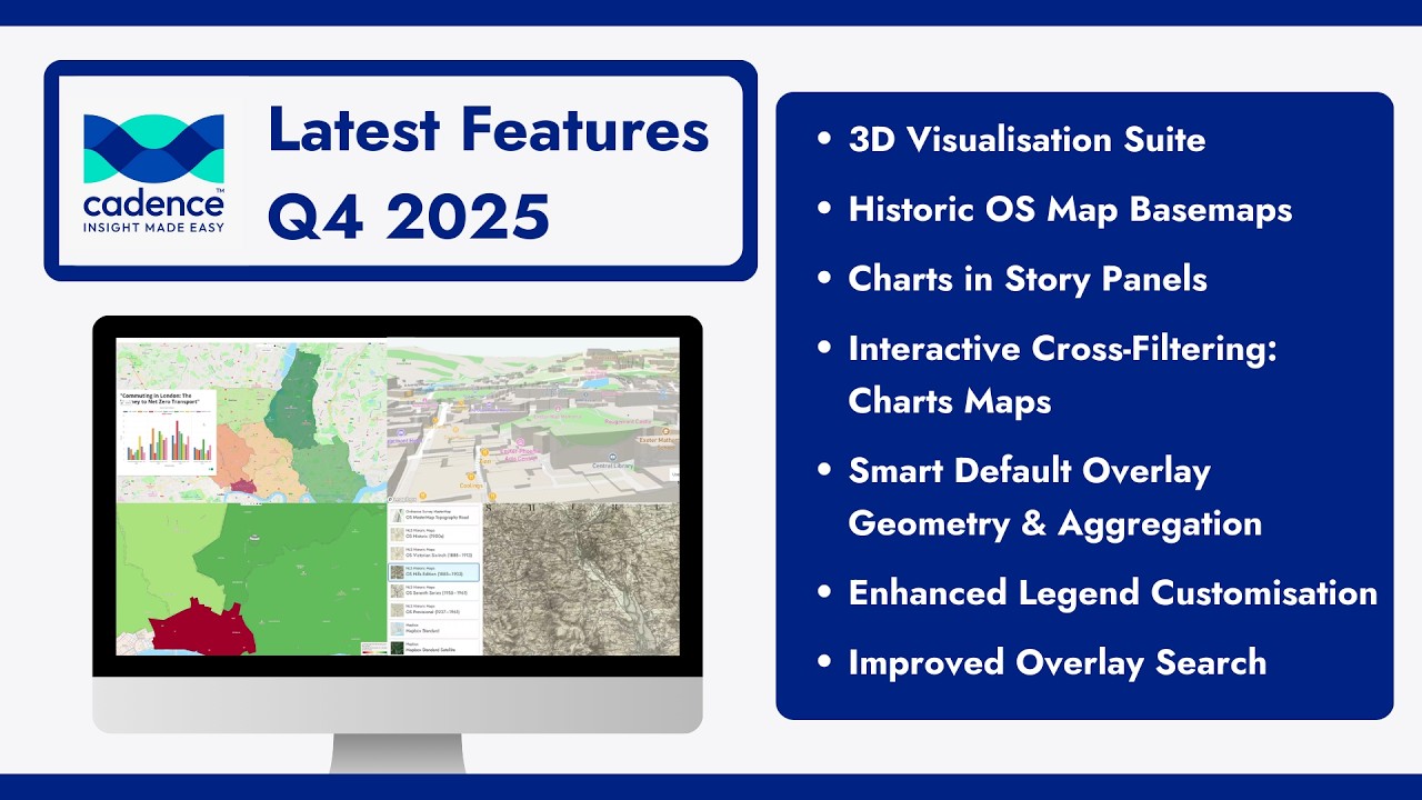 Latest Cadence GIS Features - Q4 2025