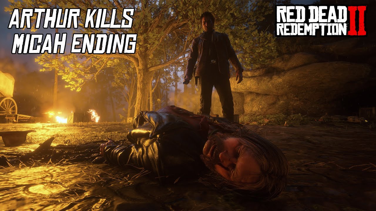 RDR2 Arthur Kills Micah Return For Money Ending | Arthur Morgan Lives No Mods/Glitches