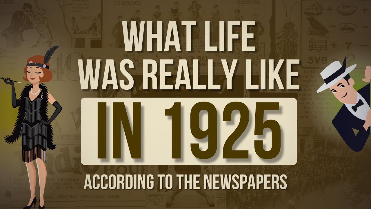 Jak NAPRAWDĘ wyglądało życie w 1925 roku