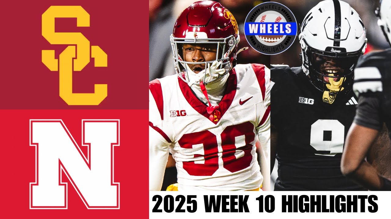 #23 USC против Nebraska: лучшие моменты | Неделя 10 | Лучшие моменты студенческого футбола 2025 года