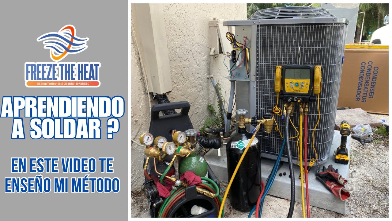 Si quieres mejorar tu manera de soldar en aire acondicionado aquí te comparto cómo yo lo hago .