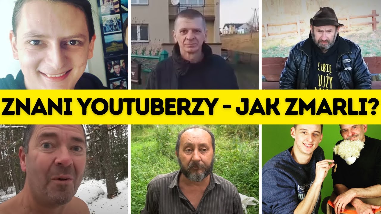 🎥28 ZNANYCH POLSKICH I ZAGRANICZNYCH YOUTUBERZY KTÓRZY ZMARLI LUB TRAGICZNIE ZGINĘLI
