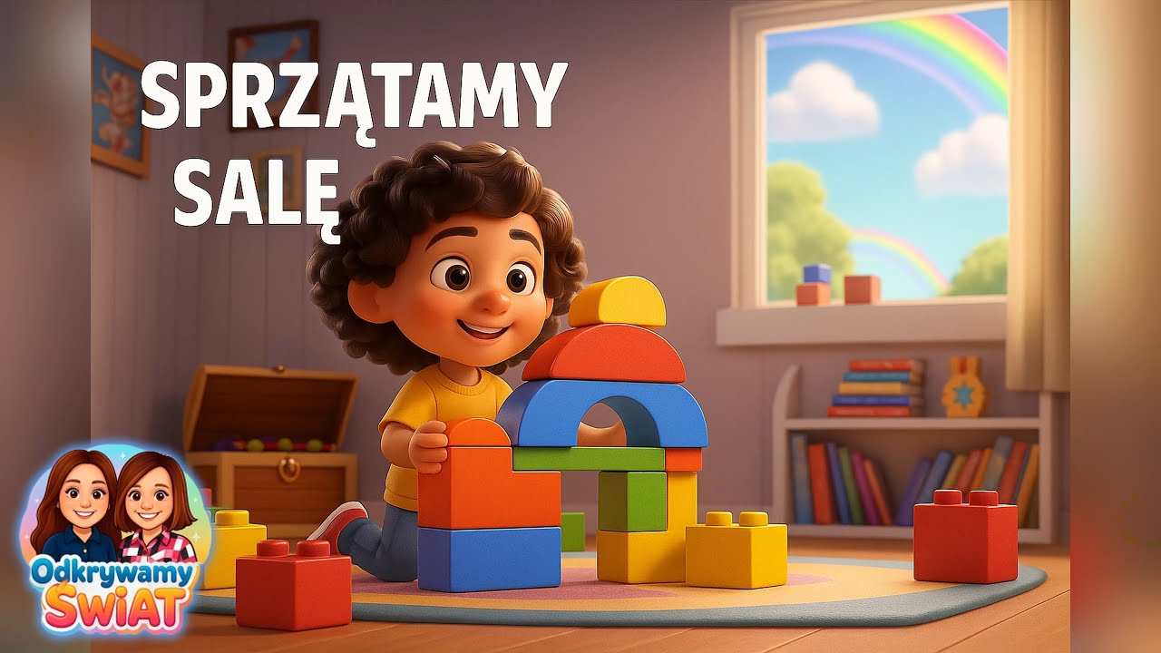 „Sprzątamy salę” – piosenka dla dzieci o sprzątaniu