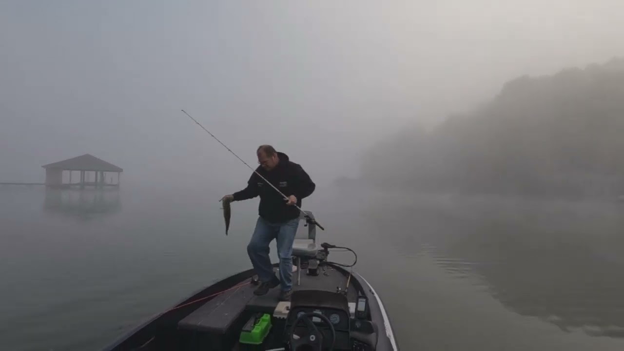 Fall Top Water Action on Watts Bar Lake TN on 10 23 22