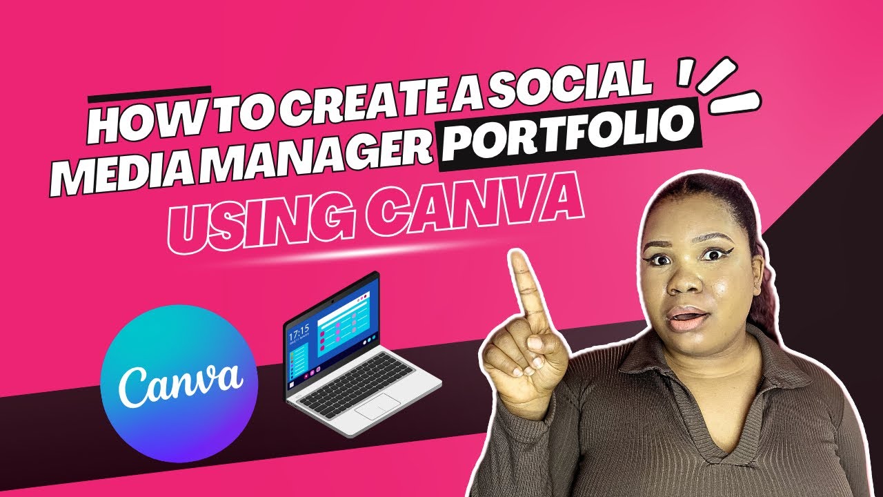 How To Create A Social Media Manager Portfolio Using Canva For (FREE)