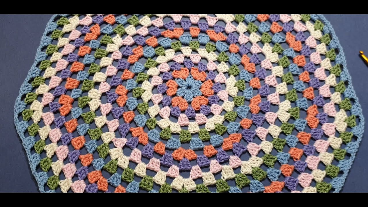 Crochet Granny Circular/Mandala Blanket - Part 3