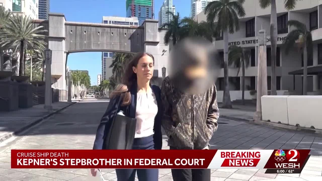 Anna Kepner's stepbrother appears in court months after Florida teen found dead on cruise ship