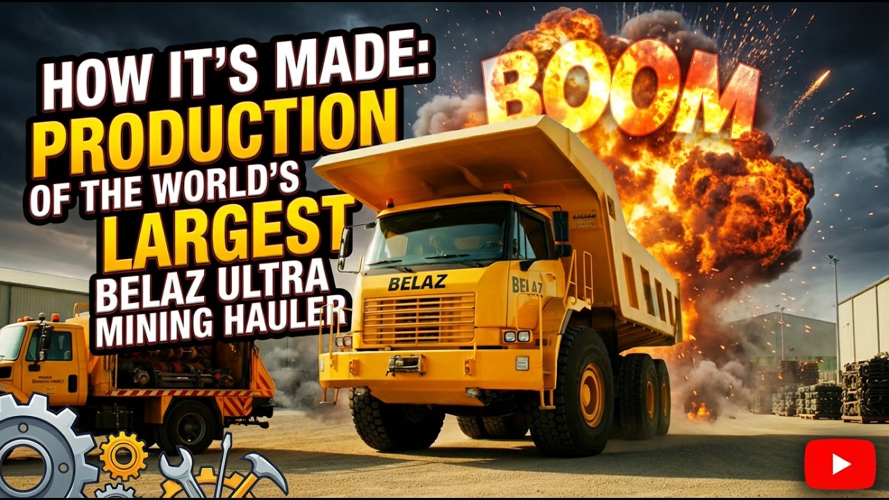How It's Made: Production of the World's Largest BelAZ Ultra Mining Hauler