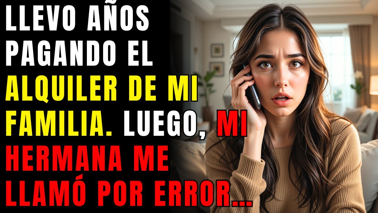 LLEVO AÑOS PAGANDO EL ALQUILER DE MI FAMILIA. LUEGO, MI HERMANA ME LLAMÓ POR ERROR... Y LO ESCUCHÉ..
