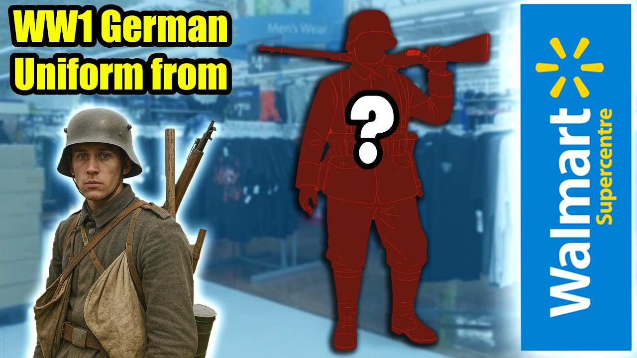 We made a WW1 German Uniform from Walmart!