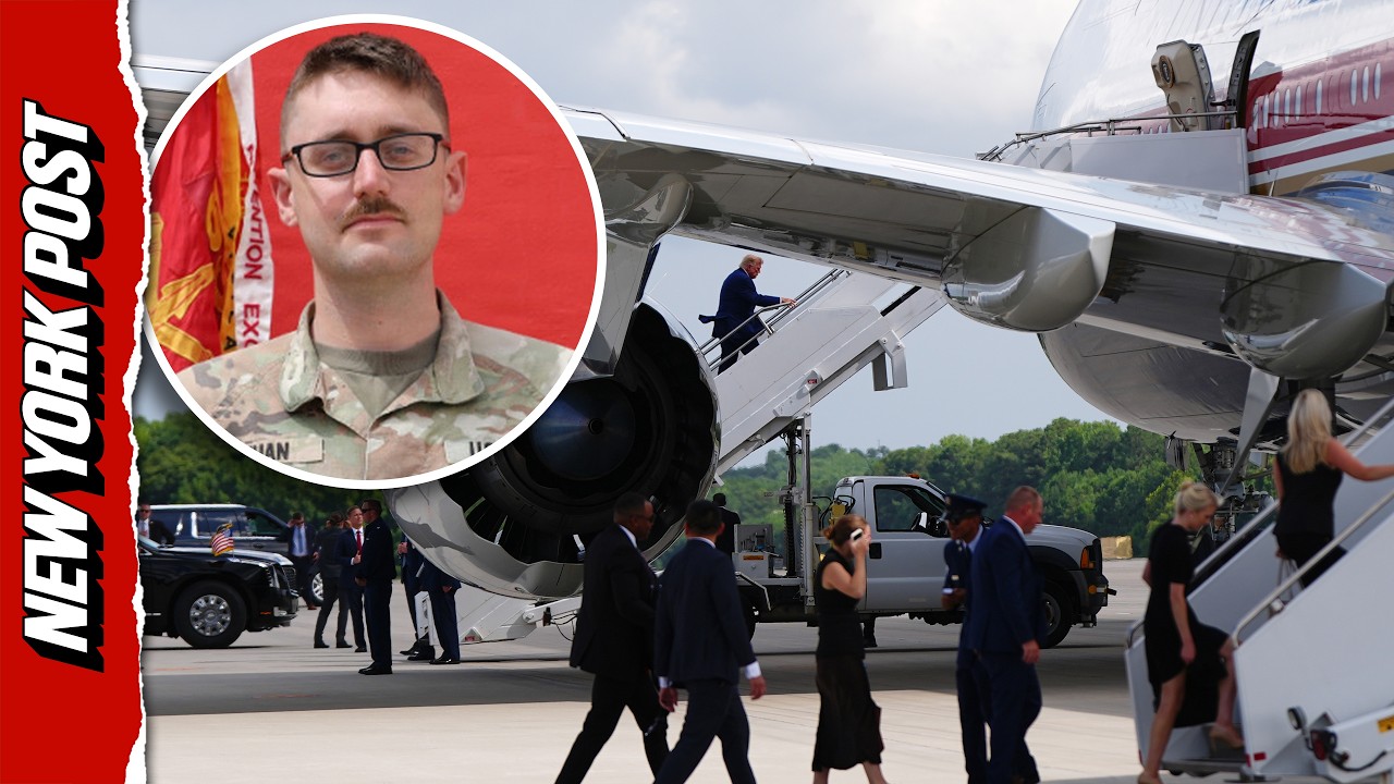 Family of Fallen Soldier Flies on Air Force One With Trump