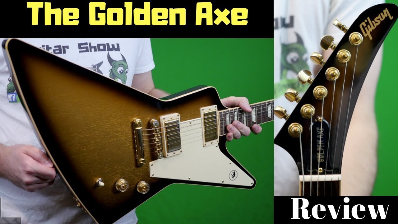 Thank You, Bill Kelliher! | 2013 Gibson Explorer Golden Axe Signature Goldburst | Review + Demo