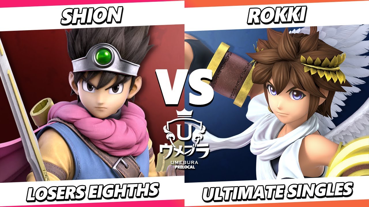 PRE Umebura SP 12 TOP 8 - Shion (Hero) Vs. Rokki- (Pit) Smash Ultimate - SSBU