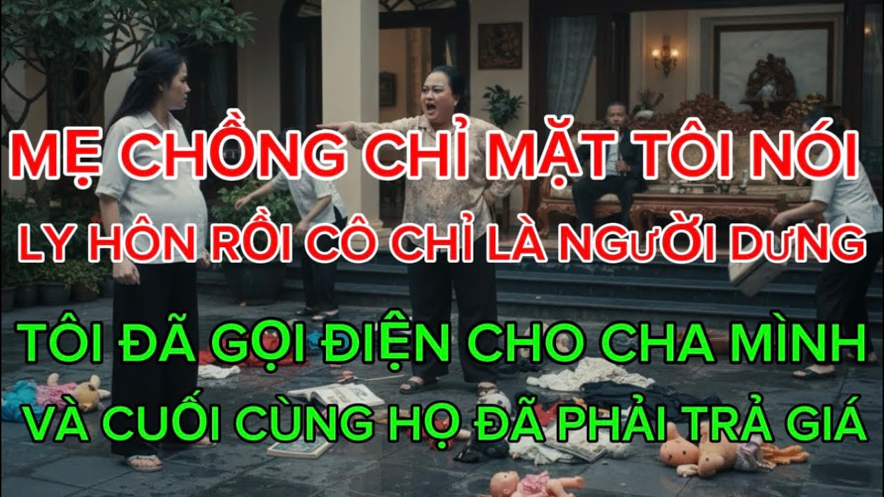 MẸ CHỒNG CHỈ MẶT T&Ocirc;I N&Oacute;I, LY H&Ocirc;N RỒI C&Ocirc; CHỈ L&Agrave; NGƯỜI DƯNG&hellip;@tamsutuoivechieu-m3o 