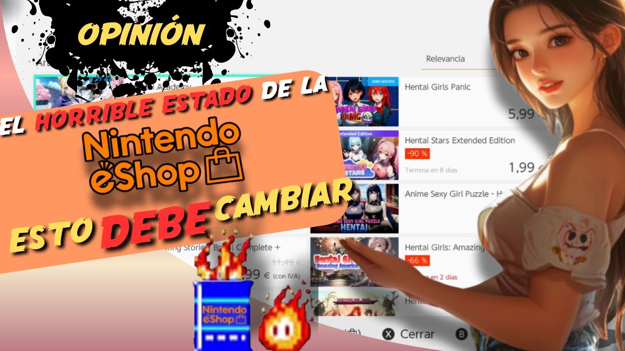 El HORRIBLE ESTADO DE la eShop de Switch TODO lo que debe MEJORAR para ESTAR A LA ALTURA de Switch 2