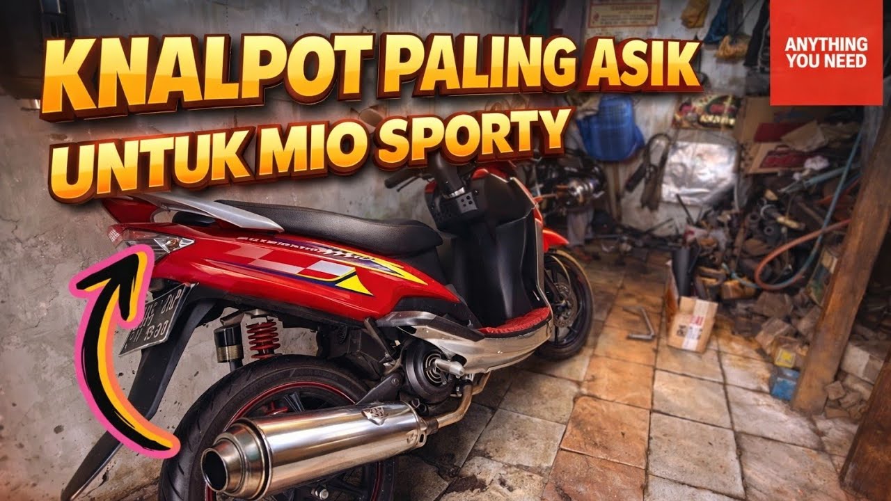 MIO SPORTY MAKIN GANTENG! Knalpot 200rb Suara Mahal? (Review knalpot DR Racing Project)