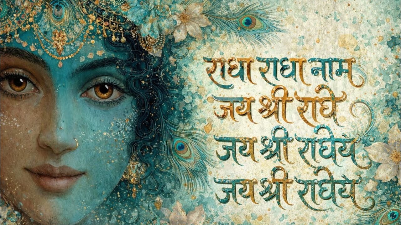 🙏 राधा राधा नाम | Radha Naam Jap | Jai Shri Radhe | मन को शांति देने वाला भजन 🙏 #iskconstyle