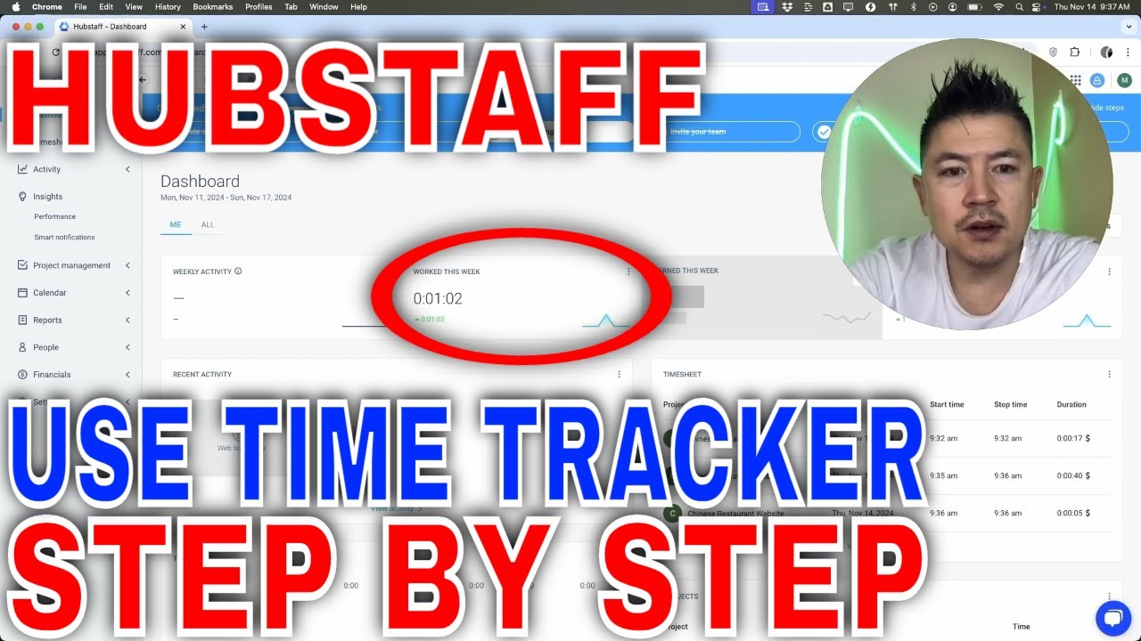 ✅ Как использовать HubStaff Time Tracker 🔴