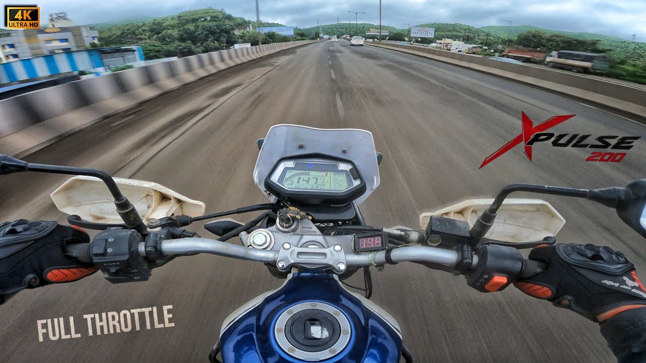 Hero Xpulse 200 ⚡ Top Speed Test || 0-100 Acceleration Test || The Shaikh 96  #hero #xpulse 