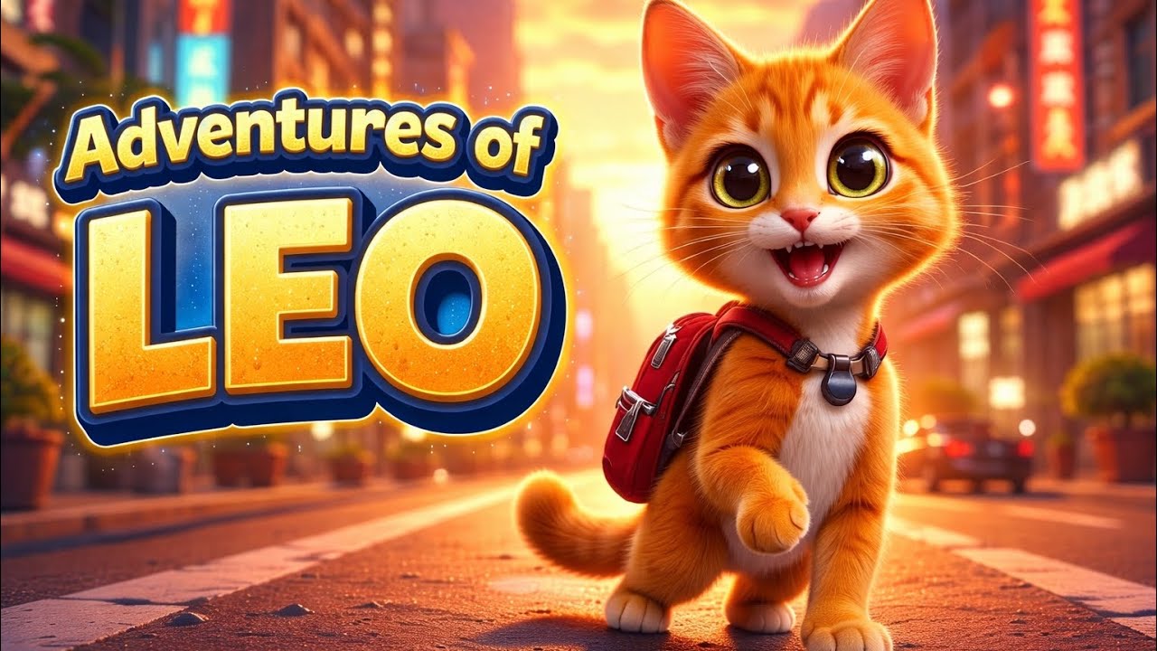 The Adventures of Leo 🐱 | Brave Orange Kitten’s First Big City Adventure! #cat #kitten #adventure 