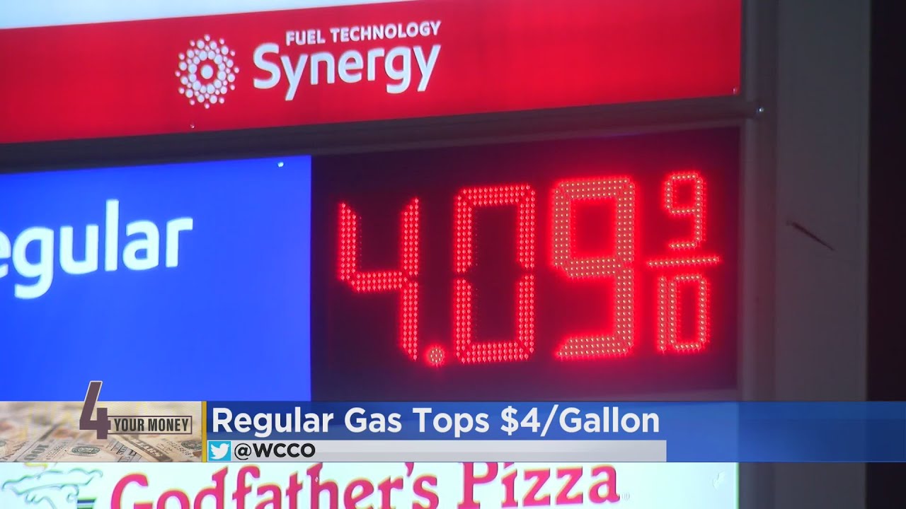 Gas Prices Top $4 A Gallon In Parts Of Metro