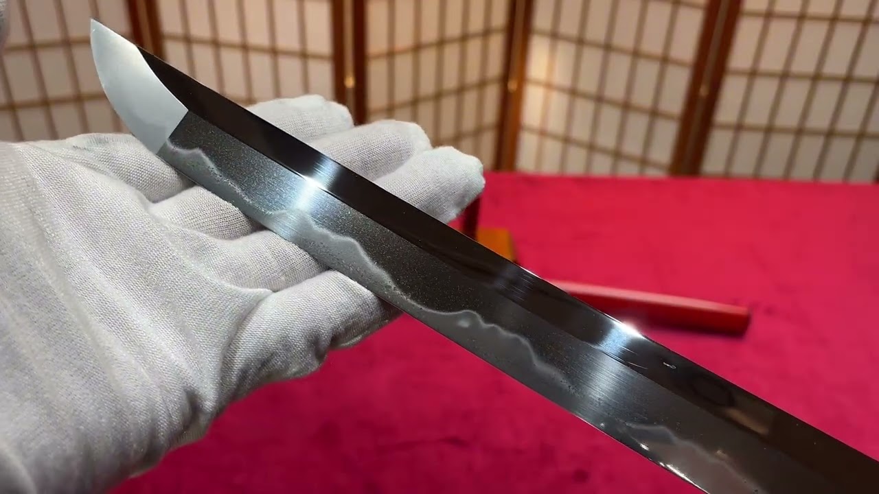 Custom Crucible Steel Clay-Tempered Sashikomi Japanese samurai swords Katana