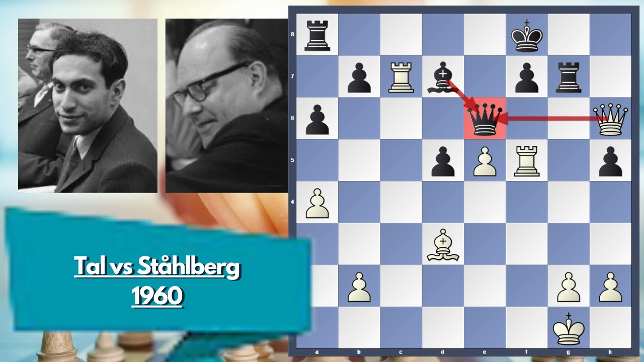 CaughtOut || Mikhail Tal vs Gideon Ståhlberg || 1960