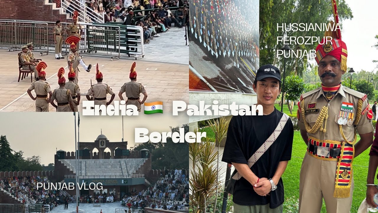 India🇮🇳Paksitan🇵🇰 Border Parade Retreat Ceremony, Hussianiwala| Ferozpur| National Martrys Memorial